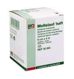 LOHMANN&RAUSCHER Mollelast® haft 6cm x 4 m, Ljepivi dvostruko elastičan zavoj za fiksiranje