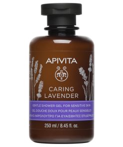 Apivita CARING LAVENDER nježni gel za tuširanje za osjetljivu kožu