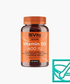 BIVITS VITAMIN D3 400IU tbl a60