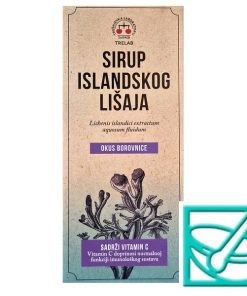 Alternative view of SIRUP ISLANDSKOG LIŠAJA 200ml – borovnica