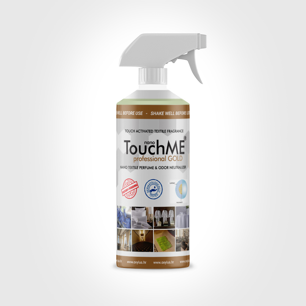 TouchME profesional GOLD – nano parf. miris za tekstil + neutraliz. neugodnih mirisa 500ml