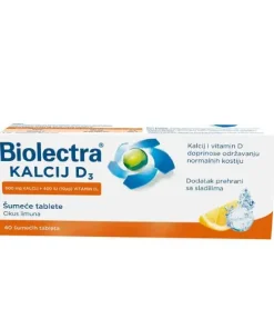 Biolectra Kalcij D3 šumeće tablete