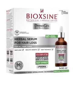 Bioxsine DermaGen Herbal Serum protiv opadanja kose, 3×50 ml