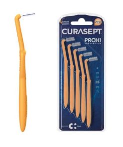 Alternative view of Curasept Proxi Prevention P08 Angle interdentalna četkica – narančasta
