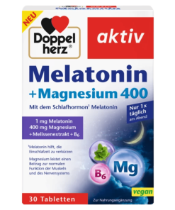 Alternative view of Doppelherz aktiv Melatonin + Magnezij 400, 30 tableta