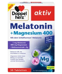 Alternative view of Doppelherz aktiv Melatonin + Magnezij 400 tablete a30