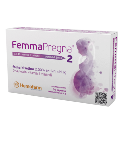 FemmaPregna 2 kapsule 30 kom – od 13. tjedna trudnoće