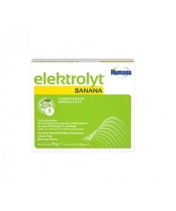 Alternative view of Humana elektrolit sa ukusom banane za djecu i odrasle 12x75g, Nadoknada minerala i tečnosti