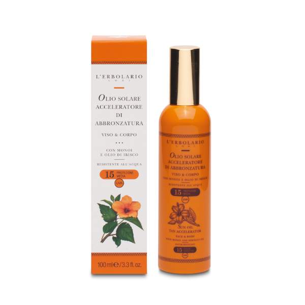 L’erbolario Sun Ulje za ubrzano tamnjenje SPF15, 100 ml - Slika 2
