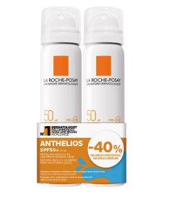 Alternative view of La Roche-Posay Anthelios – Nevidljiva maglica za lice protiv masnog sjaja, Duo Pack