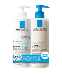 Alternative view of La Roche-Posay Lipikar Baume AP+M, 400 ml + Lipikar Syndet AP+, 400 ml