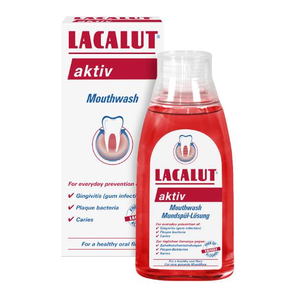 Lacalut Aktiv otopina za njegu usne šupljine 300 ml - Slika 2