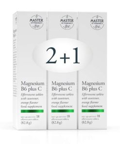 Alternative view of Master of Pharmacy Magnezij B6 plus C šumeće tablete, 2+1 gratis