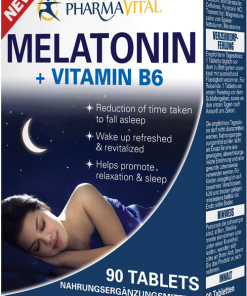 Alternative view of PHARMAVITAL MELATONIN + VITAMIN B6 tablete a 90, Dodatak prehrani kod nesanice