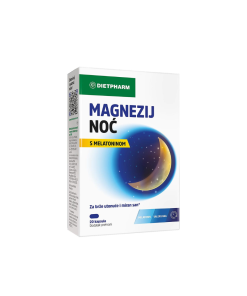 Alternative view of DIETPHARM MAGNEZIJ NOĆ SA MELATONINOM (20 KAPSULA), Dodatak prehrani za miran san