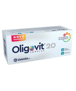 Alternative view of Oligovit 20 complex, 30 tableta