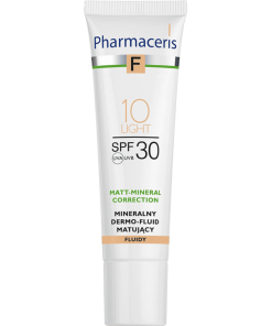 Pharmaceris F 10 LIGHT Mineralni matirajući tečni puder SPF30, 30 ml