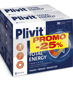 Alternative view of Plivit® Total Energy, 2×30 tableta 1+1 -25% PROMO