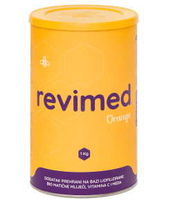 Alternative view of REVIMED® Orange BIO matična mliječ, med, vitamin C, 1000g