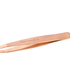 Tweezerman Pinceta s kosim vrhom Rose gold