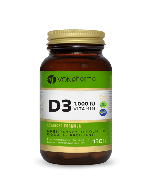VONpharma Vitamin D3 1000IU kapsule - Slika 2