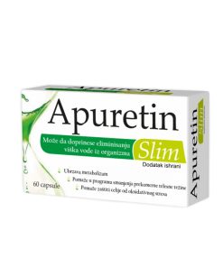 Alternative view of APURETIN SLIM kapsule a 60, Dodatak prehrani za pomoć pri mršavljenju i eliminaciji viška vode iz organizma
