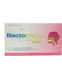 Alternative view of Bactoblis Oralni probiotik 16 pastila, Doprinosi normalnom funkcionisanju usne duplje i gornjih disajnih puteva