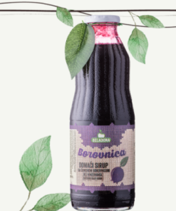 BELADONA Domaći sirup borovnica 0,75l sa plodovima borovnice