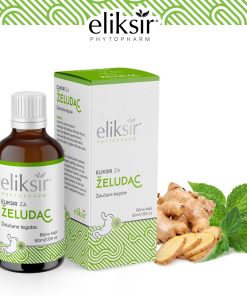 ELIKSIR ZA ŽELUDAC 50ml, Za liječenje želučanih tegoba kao što su: čišćenje heliko bakterije, gastritis, nadutost, zatvor, problemi sa probavom, nervoza želuca, bol u želucu…