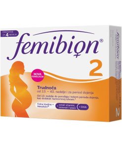 FEMIBION ZA TRUDNICE 2 tablete-kapsule a 28+28, Od 13.-40. nedjelje trudnoće i za period dojenja