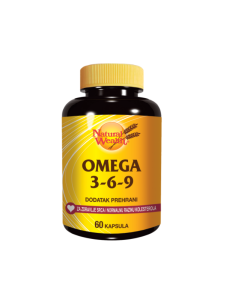 Alternative view of NATURAL WEALTH OMEGA 3-6-9 kapsule a 60, Dodatak prehrani s esencijalnim masnim kiselinama