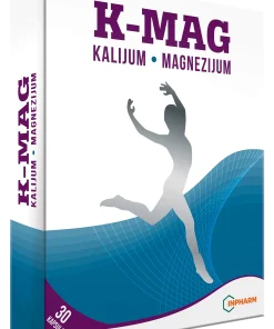 Alternative view of Inpharm K-Mag 30 kapsula -Dodatak prehrani za nadoknadu magnezija i Kalija