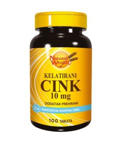 Natural Wealth Cink Kelatirani 100 tableta