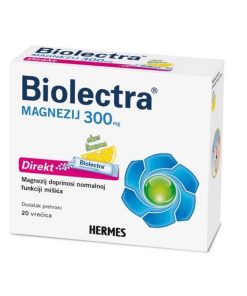 Alternative view of BIOLECTRA Magnezij Direkt 300mg 24 Vrećice