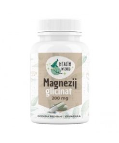 Health Wizard Magnezij glicinat 200 mg 100 kapsula