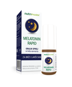 Alternative view of Nutripharm Melatonin Rapid Oralni Sprej 12 ml