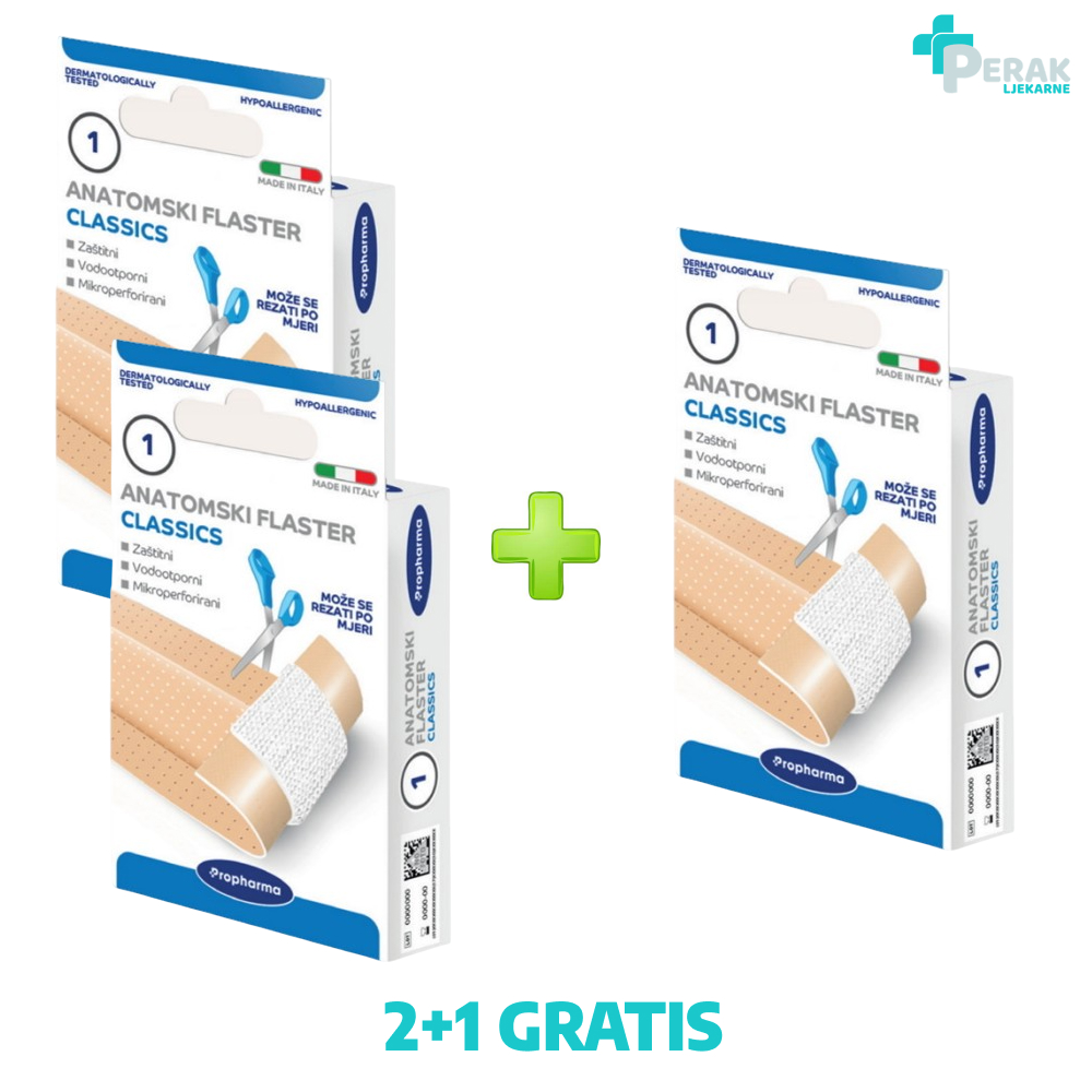 Propharma Anatomski Flaster Classics (Za Rezanje) 6x1m 2+1 GRATIS
