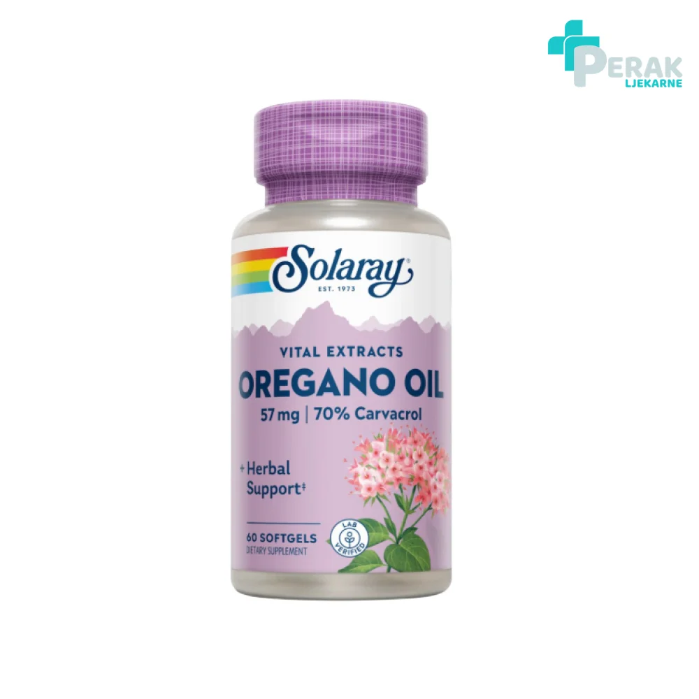Solaray Oregano Ulje 70% Carvacrol A60