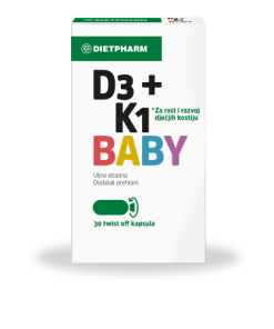 Dietpharm D3+K1 Baby 30 Twist Off Kapsula